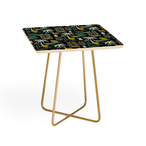 Heather Dutton Island Tiki Black Side Table