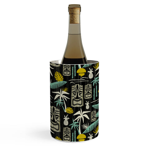 Heather Dutton Island Tiki Black Wine Chiller