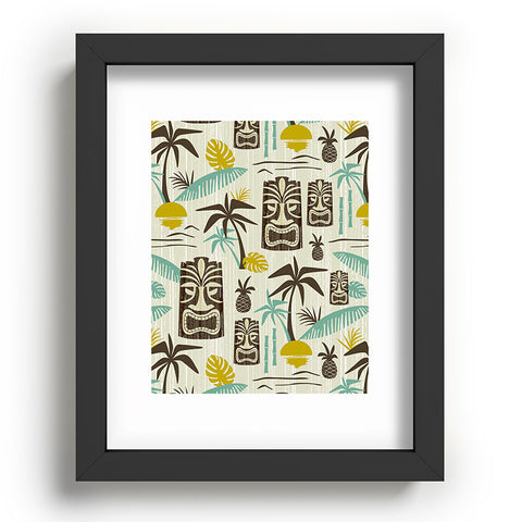 Heather Dutton Island Tiki Tan Recessed Framing Rectangle