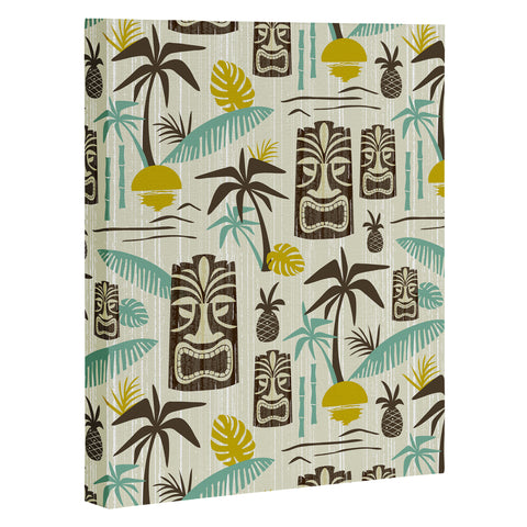 Heather Dutton Island Tiki Tan Art Canvas