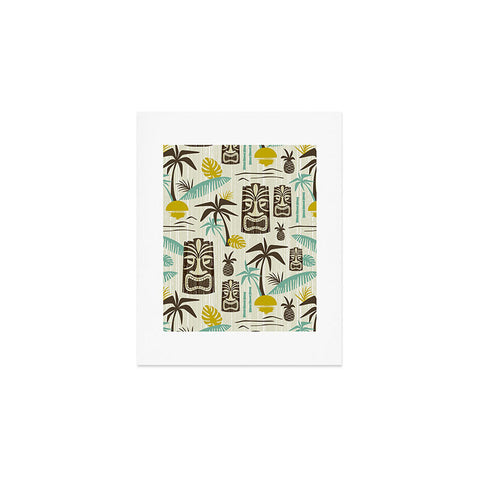 Heather Dutton Island Tiki Tan Art Print