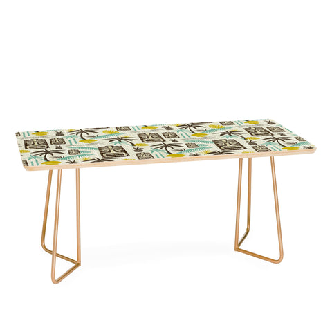 Heather Dutton Island Tiki Tan Coffee Table