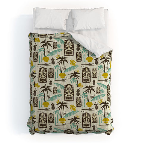 Heather Dutton Island Tiki Tan Comforter
