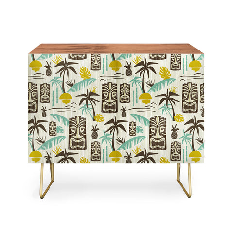 Heather Dutton Island Tiki Tan Credenza