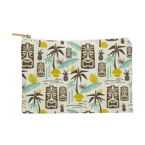 Heather Dutton Island Tiki Tan Pouch