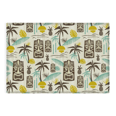 Heather Dutton Island Tiki Tan Outdoor Rug