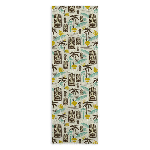 Heather Dutton Island Tiki Tan Yoga Towel