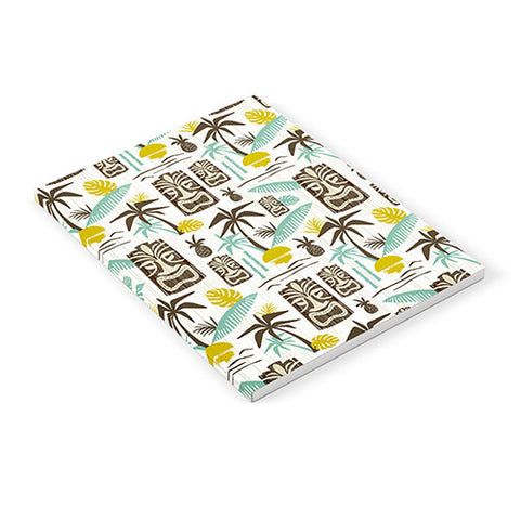 Heather Dutton Island Tiki White Notebook