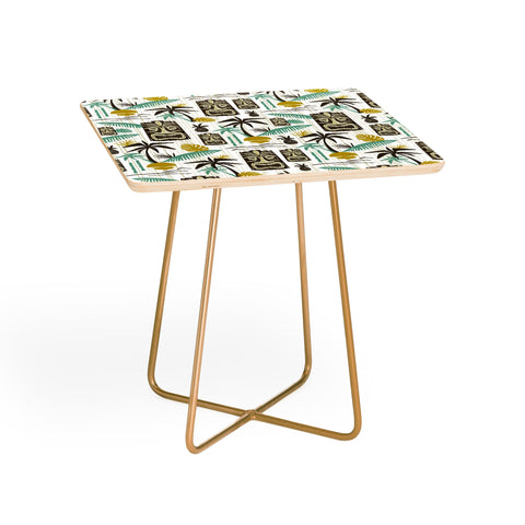 Heather Dutton Island Tiki White Side Table