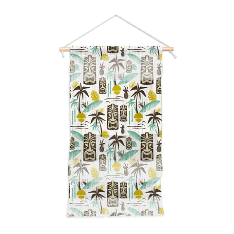 Heather Dutton Island Tiki White Wall Hanging Portrait