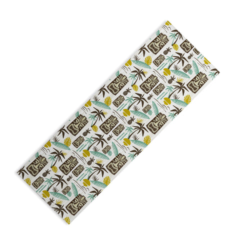 Heather Dutton Island Tiki White Yoga Mat