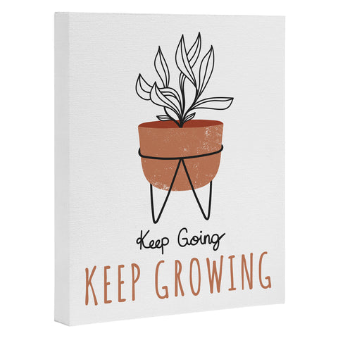 Heather Dutton Keep Going Keep Growing Art Canvas