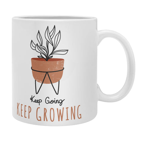 Heather Dutton Keep Going Keep Growing Coffee Mug