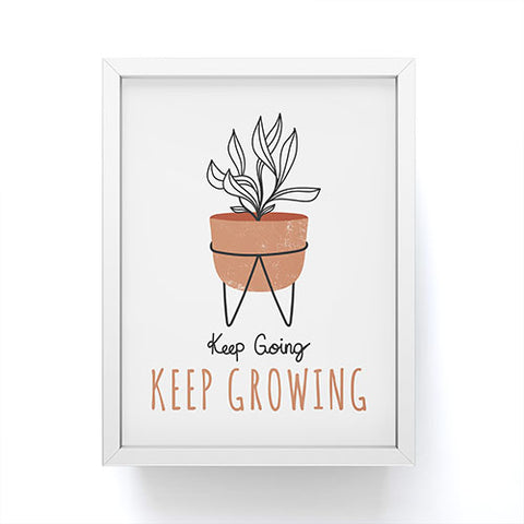 Heather Dutton Keep Going Keep Growing Framed Mini Art Print