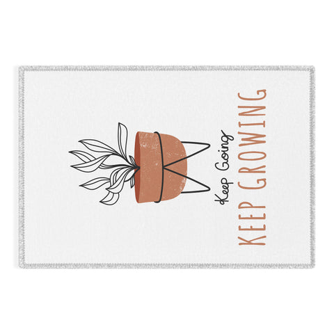 Heather Dutton Keep Going Keep Growing Outdoor Rug