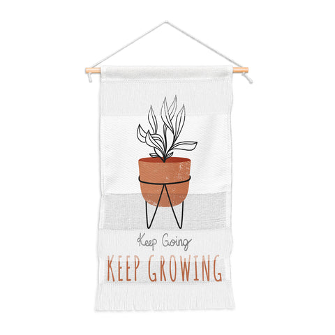 Heather Dutton Keep Going Keep Growing Wall Hanging Portrait