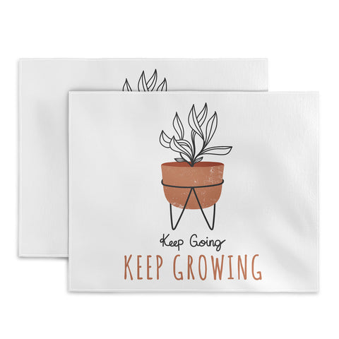 Heather Dutton Keep Going Keep Growing Placemat