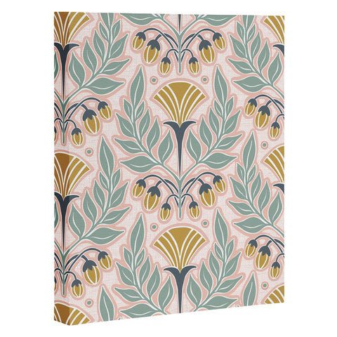 Heather Dutton La Floraison Blush Pink Art Canvas