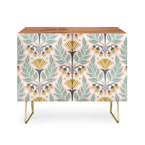 Heather Dutton La Floraison Blush Pink Credenza