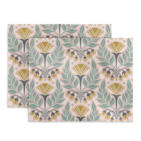 Heather Dutton La Floraison Blush Pink Placemat