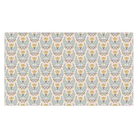 Heather Dutton La Floraison Blush Pink Tablecloth