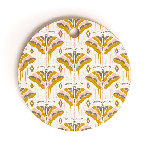 Heather Dutton La Maison des Papillons Cutting Board Round