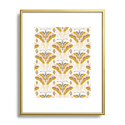 Heather Dutton La Maison des Papillons Metal Framed Art Print