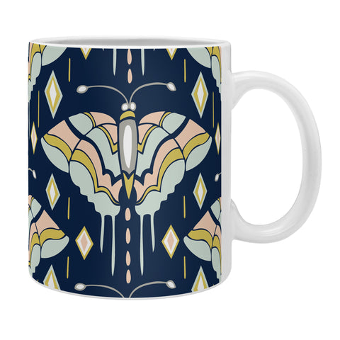 Heather Dutton La Maison des Papillons Midnight Coffee Mug