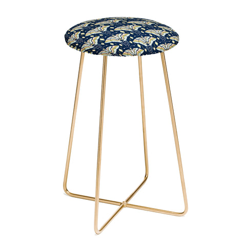 Heather Dutton La Maison des Papillons Midnight Counter Stool