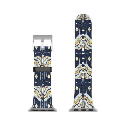 Heather Dutton La Maison des Papillons Midnight Apple Watch Band
