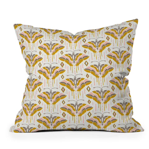 Heather Dutton La Maison des Papillons Throw Pillow