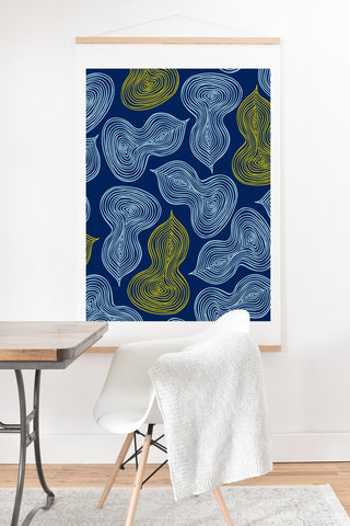 Heather Dutton Leaflet Marine Art Print And Hanger