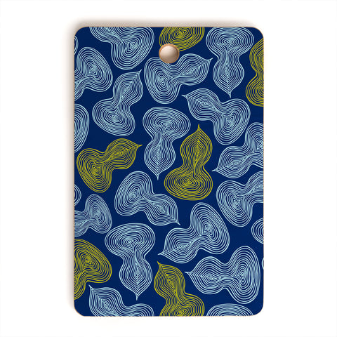 Heather Dutton Leaflet Marine Cutting Board Rectangle