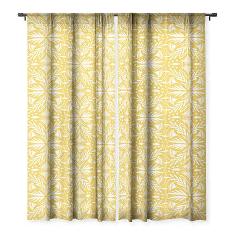 Heather Dutton Lenox Goldenrod Sheer Non Repeat
