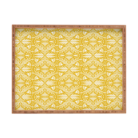Heather Dutton Lenox Goldenrod Rectangular Tray