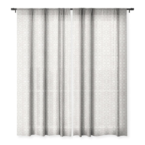 Heather Dutton Lenox Stone Sheer Window Curtain