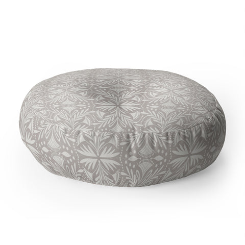 Heather Dutton Lenox Stone Floor Pillow Round