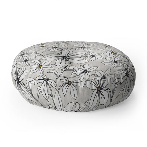 Heather Dutton Lilium Stone Floor Pillow Round