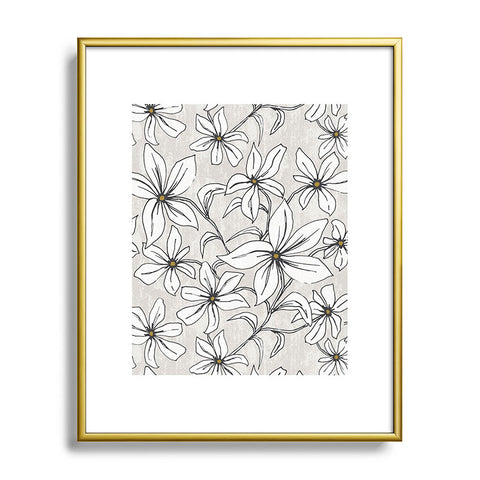 Heather Dutton Lilium Stone Metal Framed Art Print