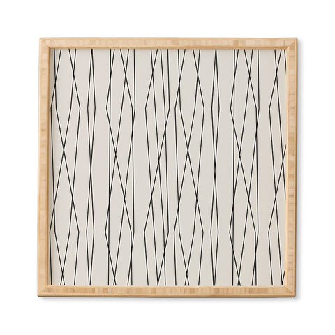 Heather Dutton Linear Cross Stone Framed Wall Art