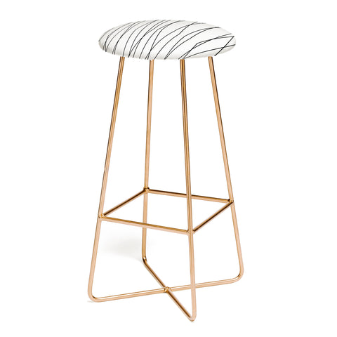 Heather Dutton Linear Cross Stone Bar Stool