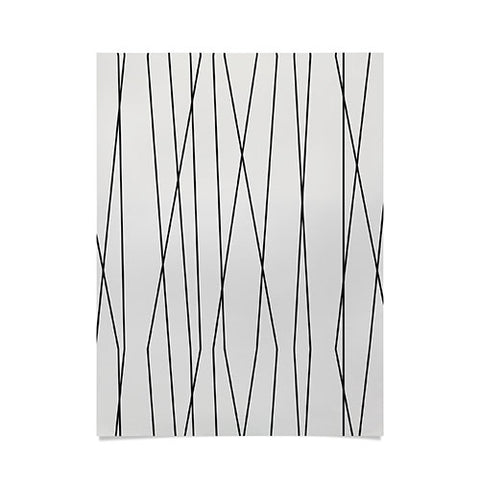 Heather Dutton Linear Cross Stone Poster