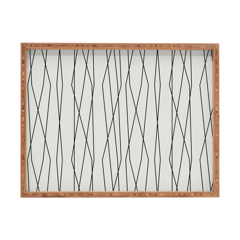 Heather Dutton Linear Cross Stone Rectangular Tray