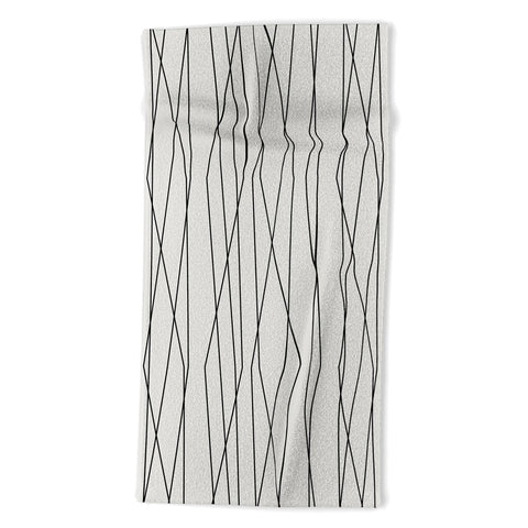 Heather Dutton Linear Cross Stone Beach Towel