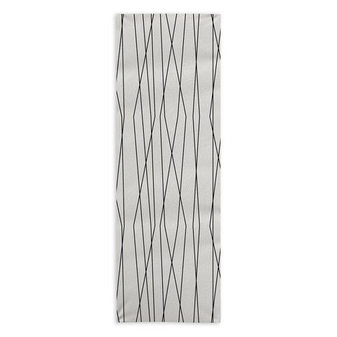 Heather Dutton Linear Cross Stone Yoga Towel