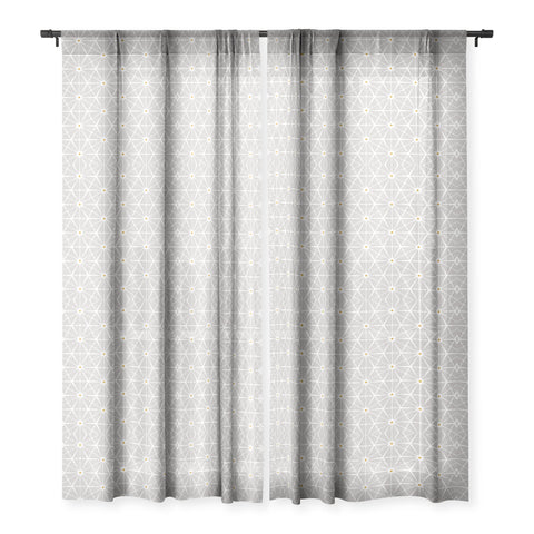 Heather Dutton Luminous Stone Sheer Window Curtain