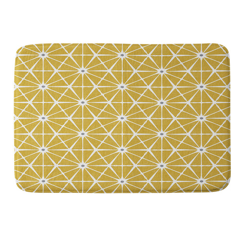 Heather Dutton Luminous Yellow Memory Foam Bath Mat
