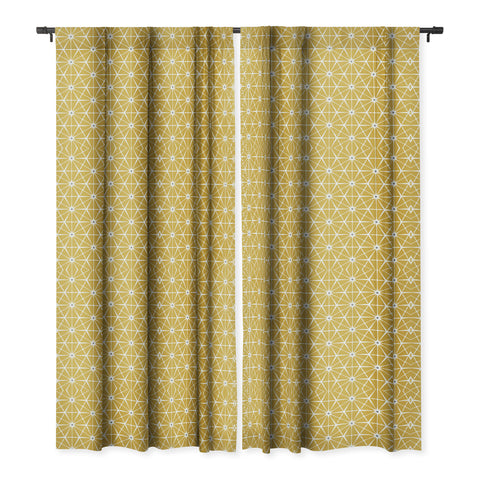 Heather Dutton Luminous Yellow Blackout Window Curtain