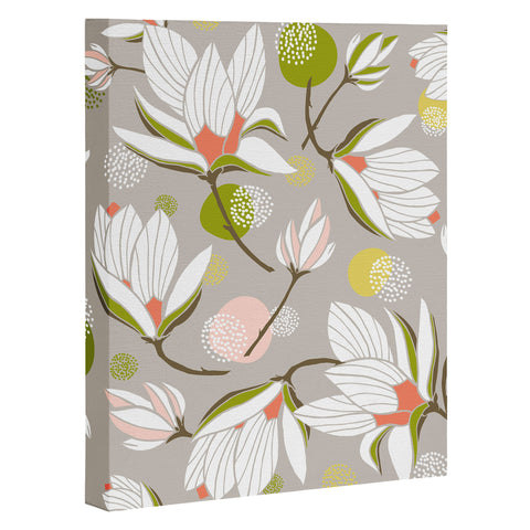 Heather Dutton Magnolia Blossom Stone Art Canvas
