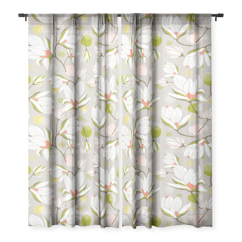 Heather Dutton Magnolia Blossom Stone Sheer Non Repeat